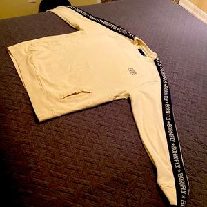 Large Cream Born Fly Crew Neck